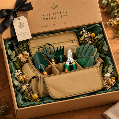 Luxury gift box packaging for garden tool set
