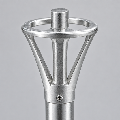 Close-up detail of decorative crown ring top