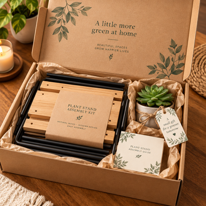 Luxury gift box packaging for plant stand
